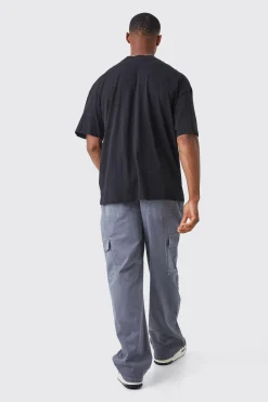 boohooMAN Relaxed Overdye Cargo Trouser | UK| Trousers|Cargos