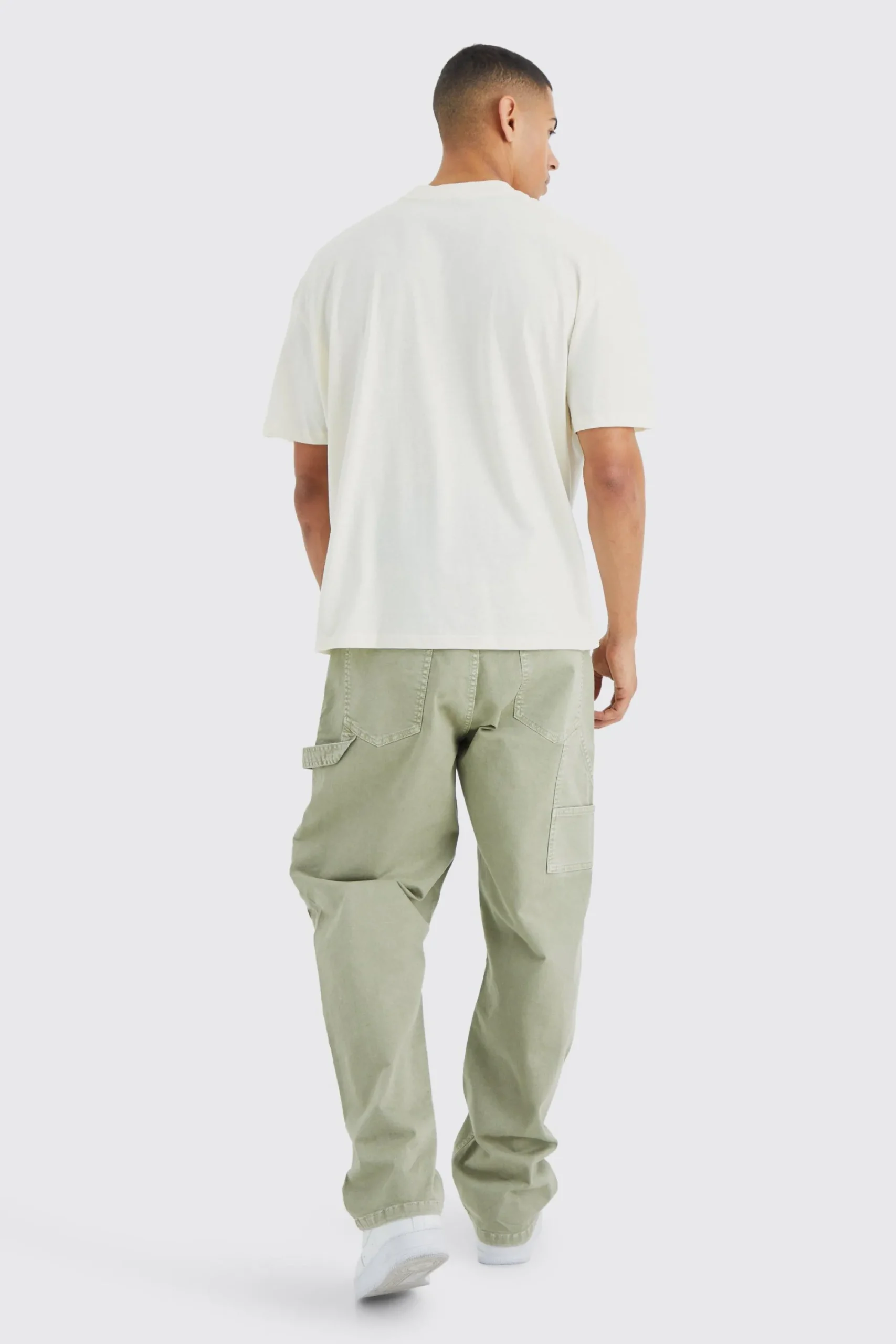 boohooMAN Relaxed Overdye Carpenter Trouser | UK| Trousers|Jeans