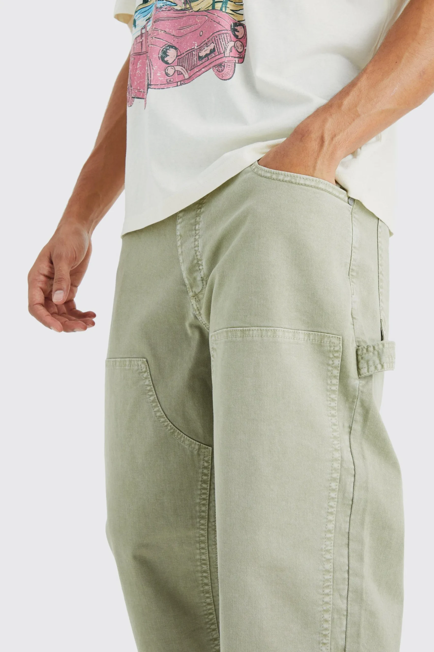 boohooMAN Relaxed Overdye Carpenter Trouser | UK| Trousers|Jeans