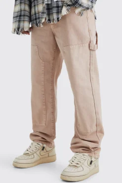 boohooMAN Relaxed Overdye Carpenter Trouser | UK| Trousers|Jeans