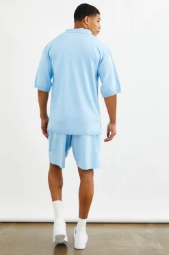 boohooMAN Relaxed Palm Knitted Short | UK| Tracksuits