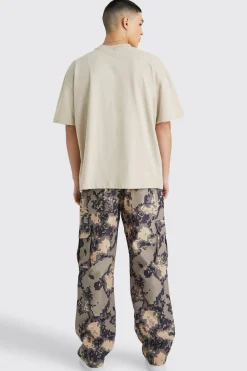 boohooMAN Relaxed Pixelated Camo Cargo Trouser | UK| Trousers