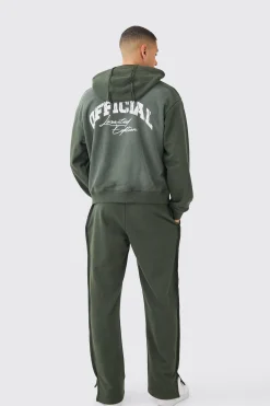 boohooMAN Relaxed Raw Seam Spray Wash Joggers | UK| Trousers|Joggers