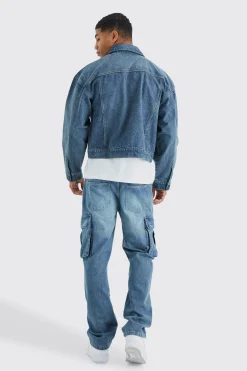 boohooMAN Relaxed Rigid Cargo Jeans | UK| Trousers|Jeans