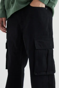 boohooMAN Relaxed Rigid Cargo Jeans | UK| Trousers|Cargos