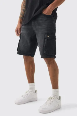 boohooMAN Relaxed Rigid Cargo Shorts | UK| Shorts