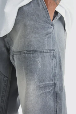 boohooMAN Relaxed Rigid Dirty Wash Carpenter Jeans | UK| Trousers|Jeans