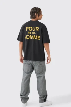 boohooMAN Relaxed Rigid Double Waistband Reverse Cut & Sew Denim Jean | UK| Jeans