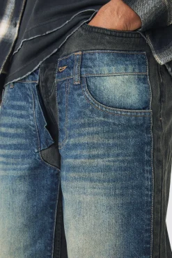 boohooMAN Relaxed Rigid Double Waistband Denim Jeans | UK| Trousers|Jeans