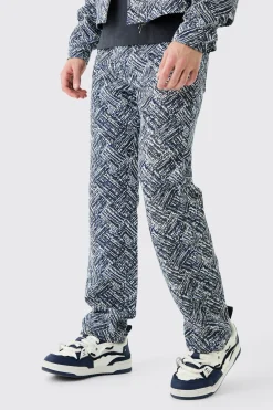 boohooMAN Relaxed Rigid Fabric Interest Jeans | UK| Jeans