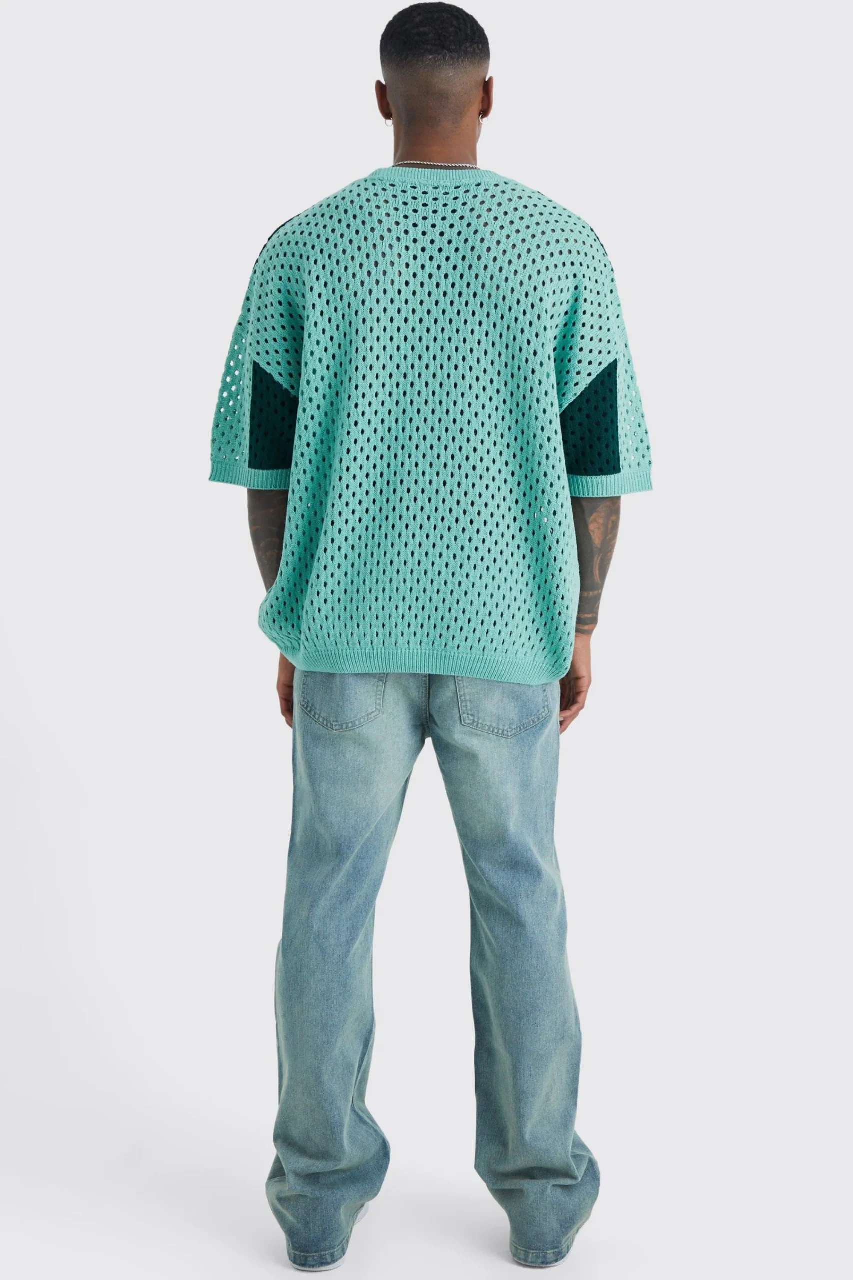 boohooMAN Relaxed Rigid Flare Jean | UK| Trousers|Jeans