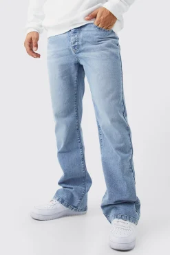 boohooMAN Relaxed Rigid Flare Jean | UK| Trousers|Jeans