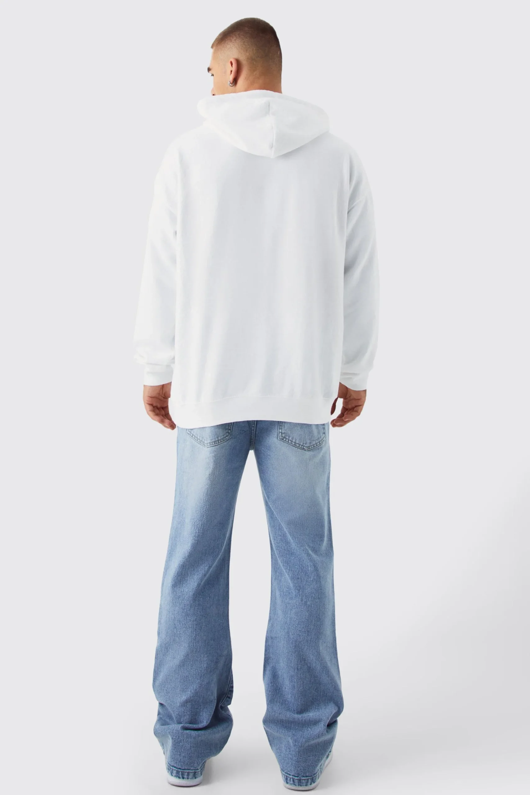 boohooMAN Relaxed Rigid Flare Jean | UK| Trousers|Jeans