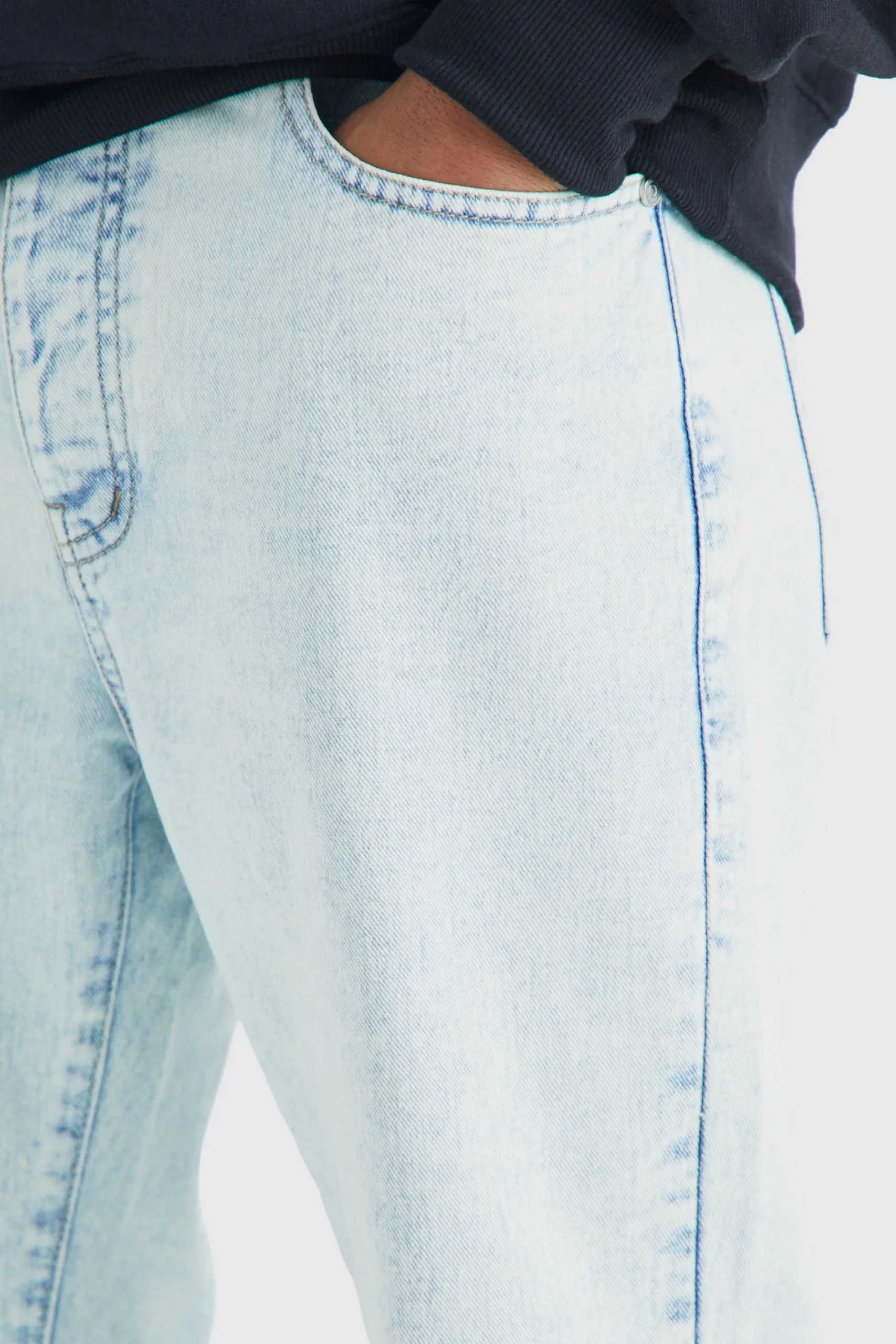 boohooMAN Relaxed Rigid Flare Jean | UK| Trousers|Jeans