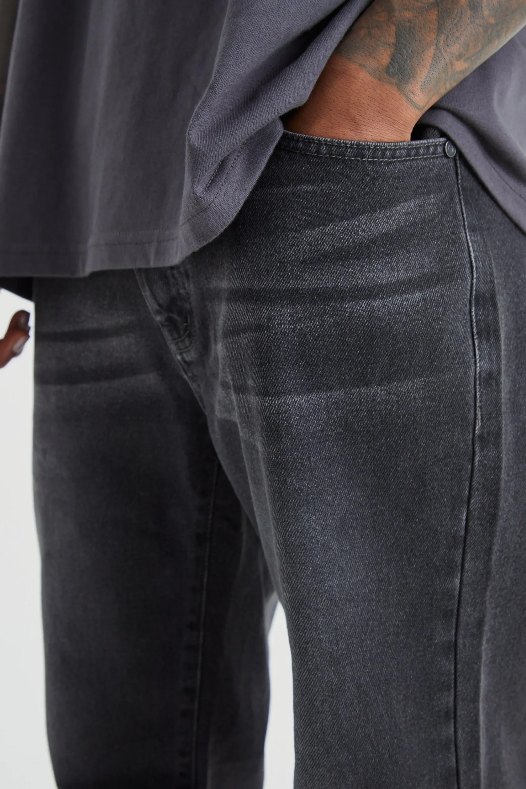boohooMAN Relaxed Rigid Flare Jean | UK| Trousers|Jeans