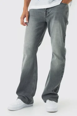 boohooMAN Relaxed Rigid Flare Jean In | UK| Jeans