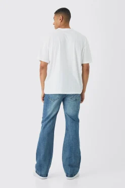 boohooMAN Relaxed Rigid Flare Jean In | UK| Trousers|Jeans