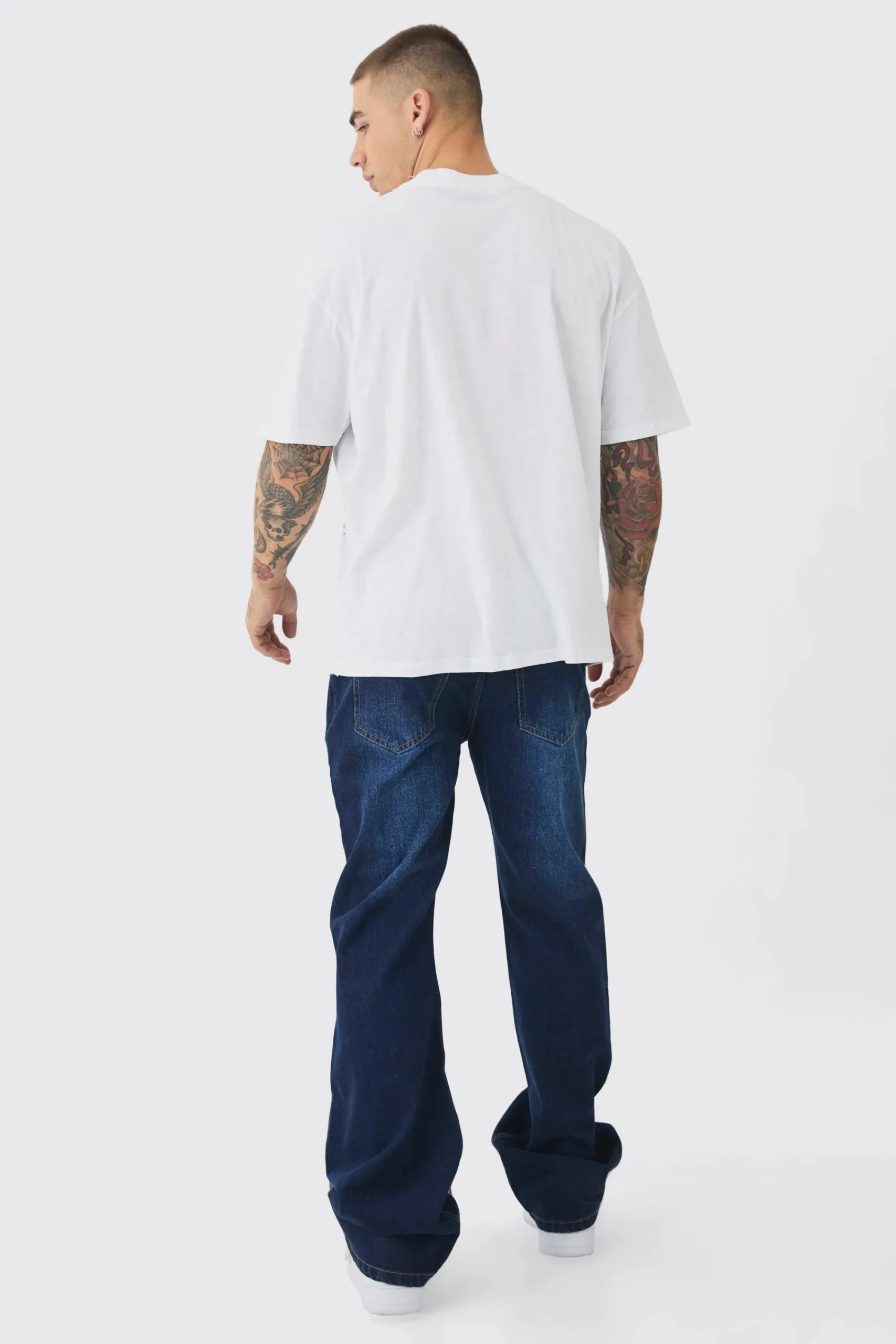 boohooMAN Relaxed Rigid Flare Jean In | UK| Trousers|Jeans