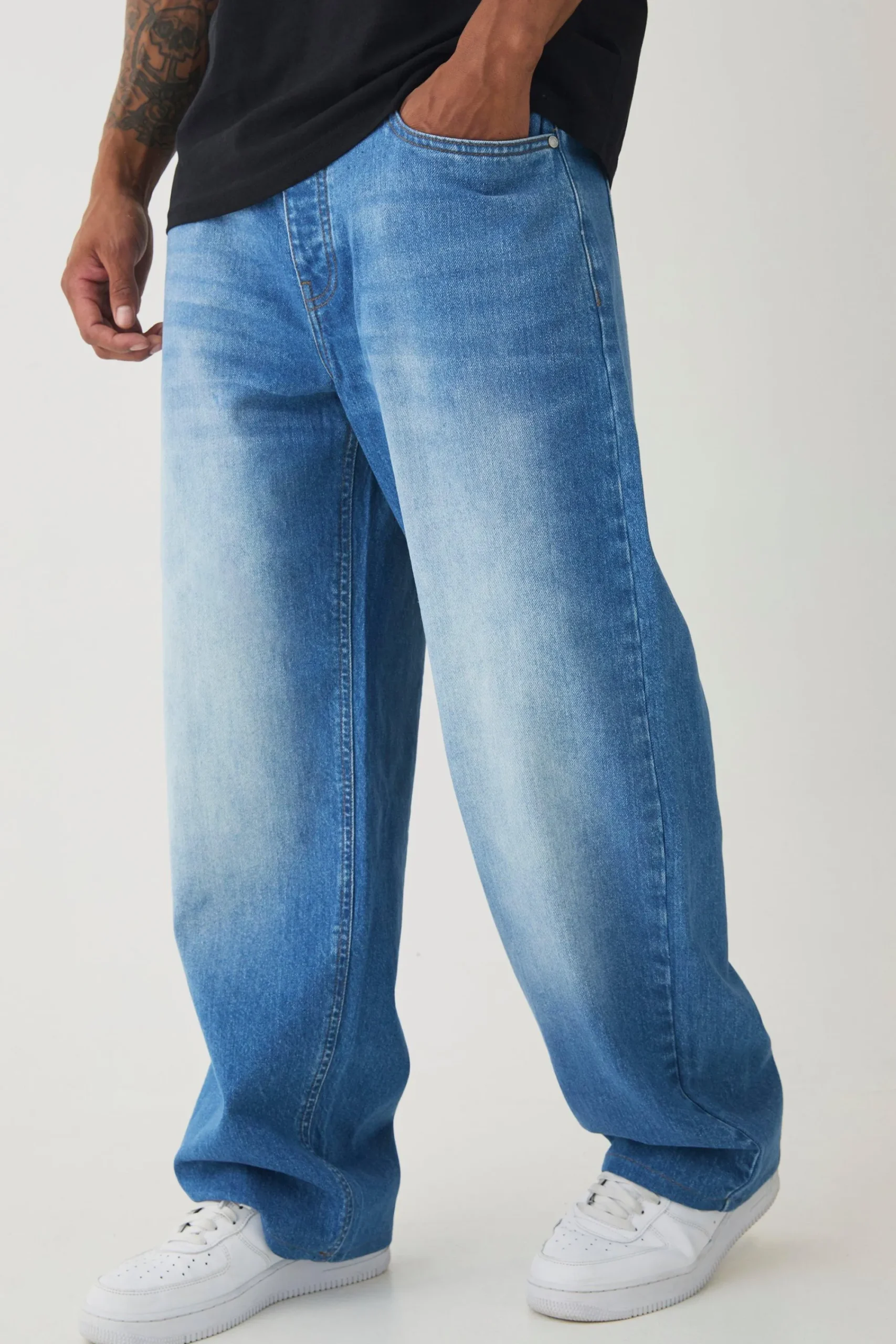 boohooMAN Relaxed Rigid Jeans | UK| Trousers|Sets & Co-Ords