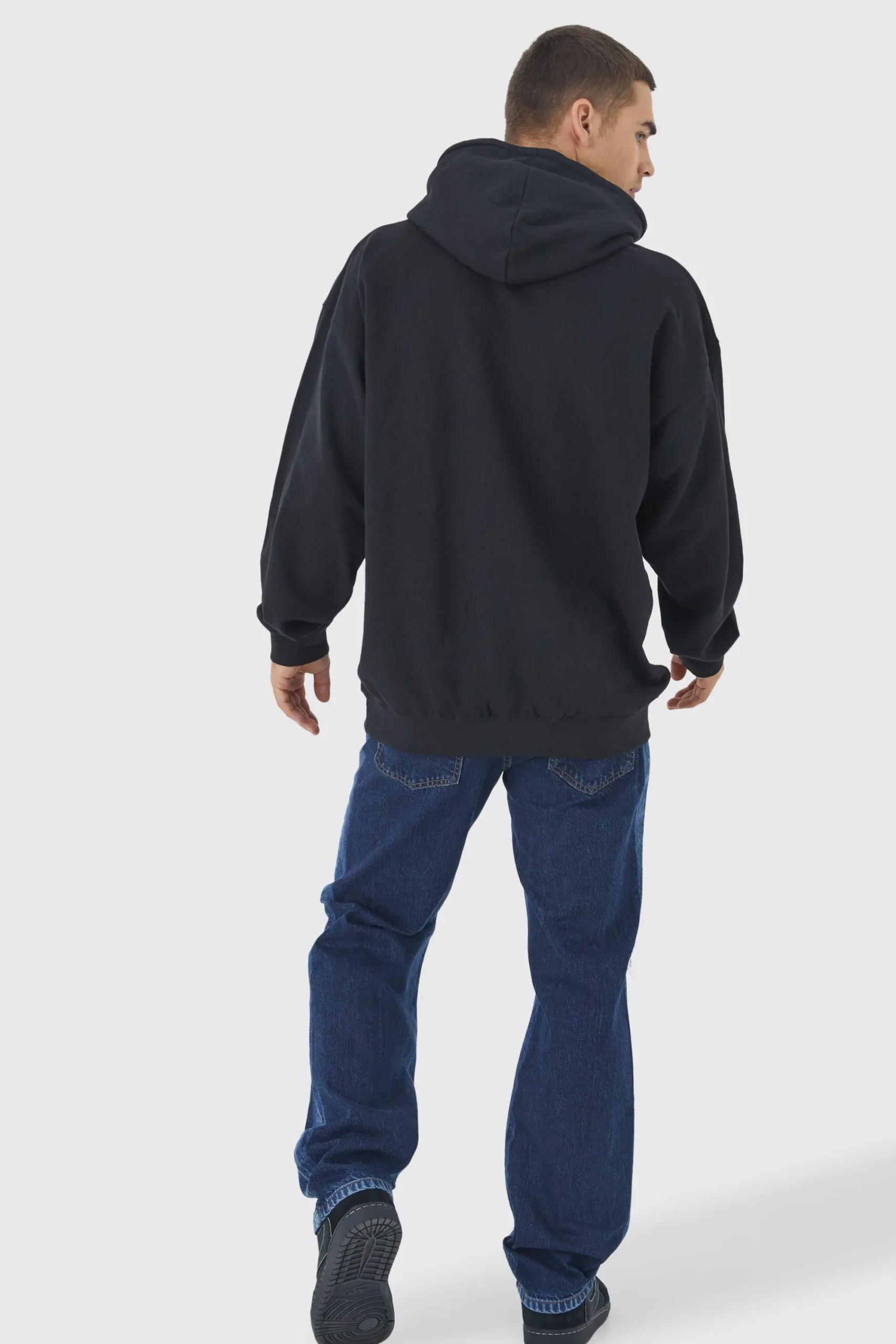 boohooMAN Relaxed Rigid Multi Rip Panelled Jean | UK| Jeans