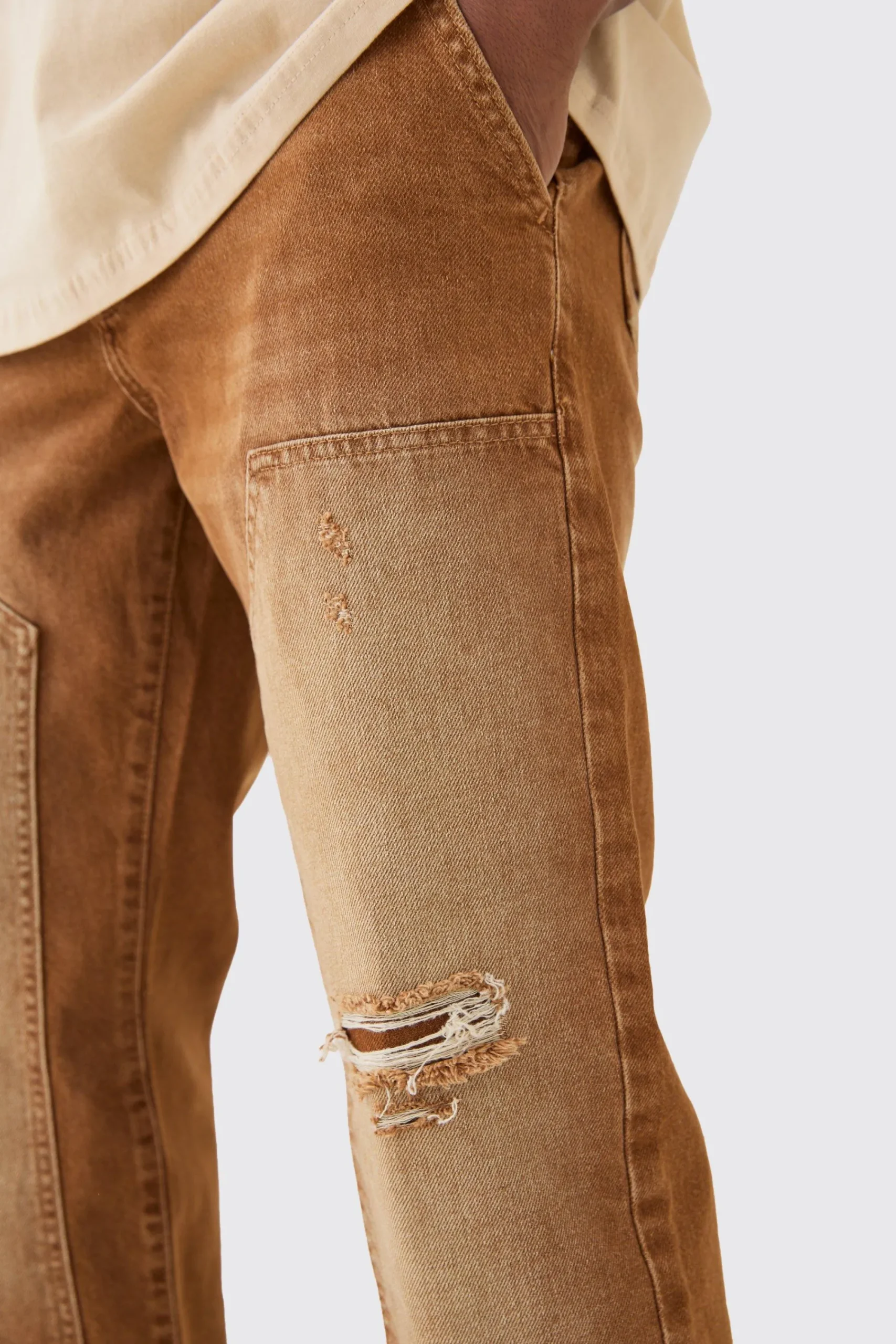 boohooMAN Relaxed Rigid Ripped Carpenter Denim Jean In | UK| Trousers|Jeans