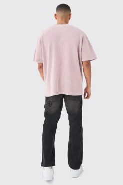 boohooMAN Relaxed Rigid Ripped Knee Carpenter Jeans In Washed | UK| Trousers|Jeans