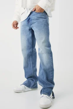 boohooMAN Relaxed Rigid Zip Hem Jeans | UK| Trousers|Jeans