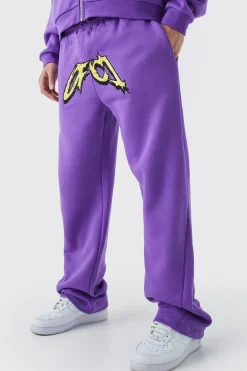 boohooMAN Relaxed Satin Ofcl Gusset Jogger | UK| Joggers