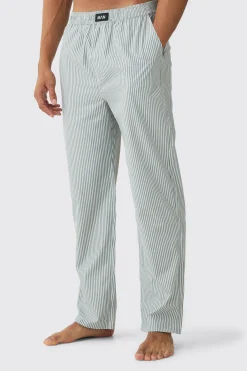 boohooMAN Relaxed Stripe Lounge Bottoms | UK| Loungewear|Trousers