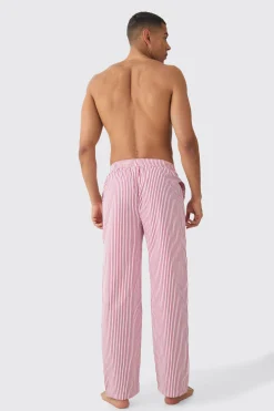boohooMAN Relaxed Stripe Lounge Bottoms | UK| Loungewear|Joggers