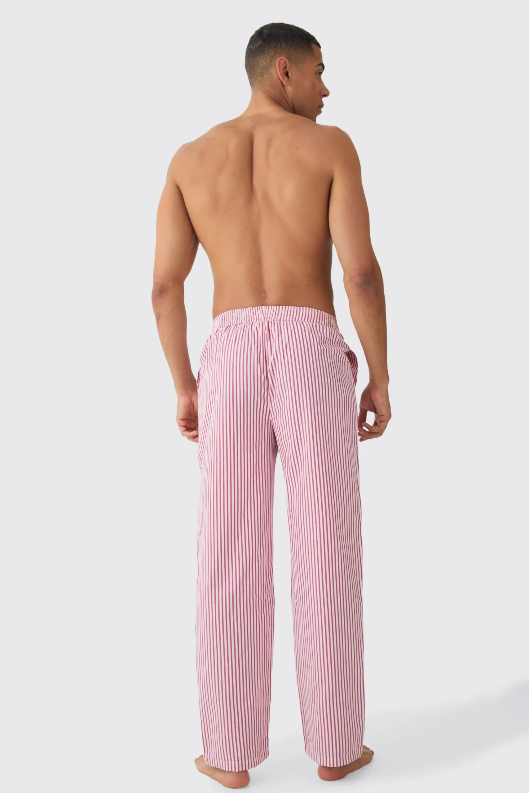 boohooMAN Relaxed Stripe Lounge Bottoms | UK| Loungewear|Joggers