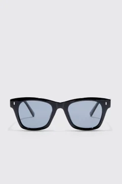 boohooMAN Retro Frame Sunglasses In | UK| Sunglasses