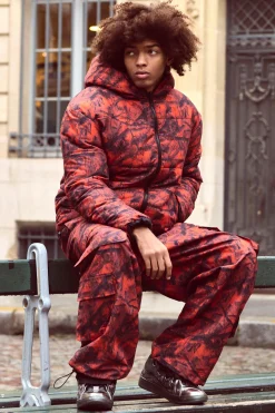 boohooMAN Reversible Camo Puffer Jacket | UK| Coats & Jackets