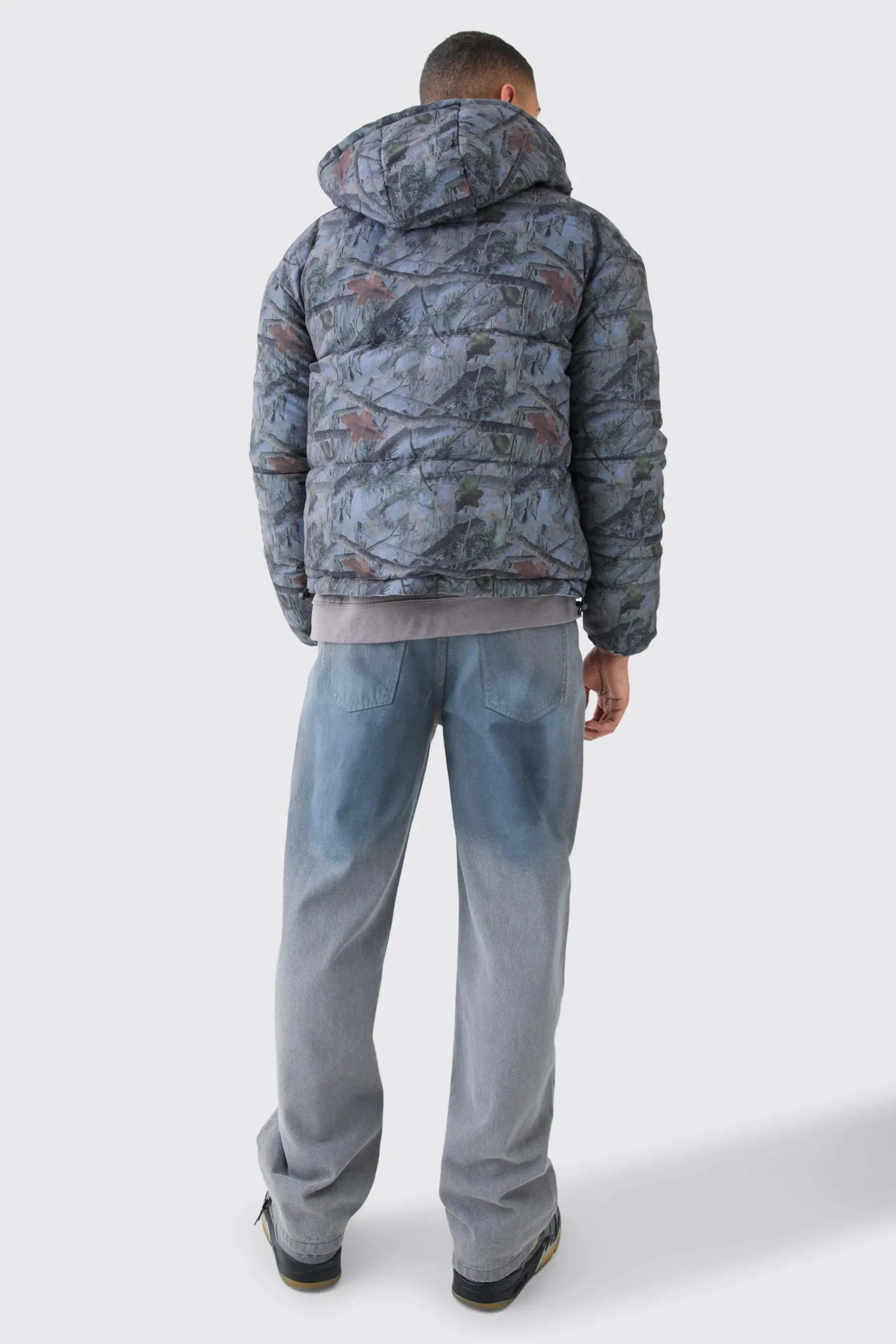 boohooMAN Reversible Camo Puffer Jacket | UK| Coats & Jackets