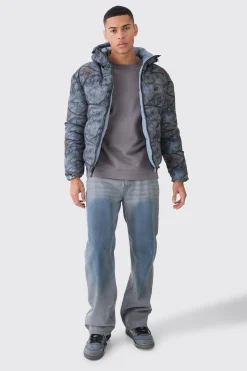 boohooMAN Reversible Camo Puffer Jacket | UK| Coats & Jackets