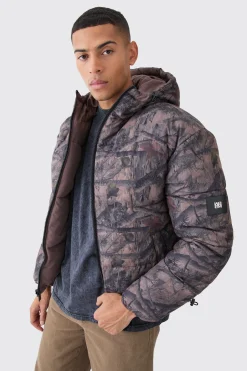 boohooMAN Reversible Camo Puffer Jacket | UK| Coats & Jackets