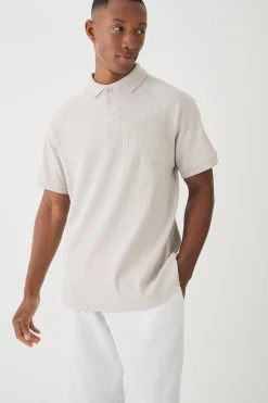 Rib Jersey Pocket Polo | UK^boohooMAN Outlet
