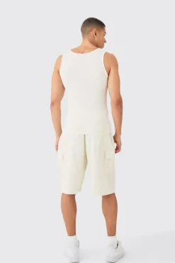 Ribbed Muscle Fit Vest | UK^boohooMAN Discount