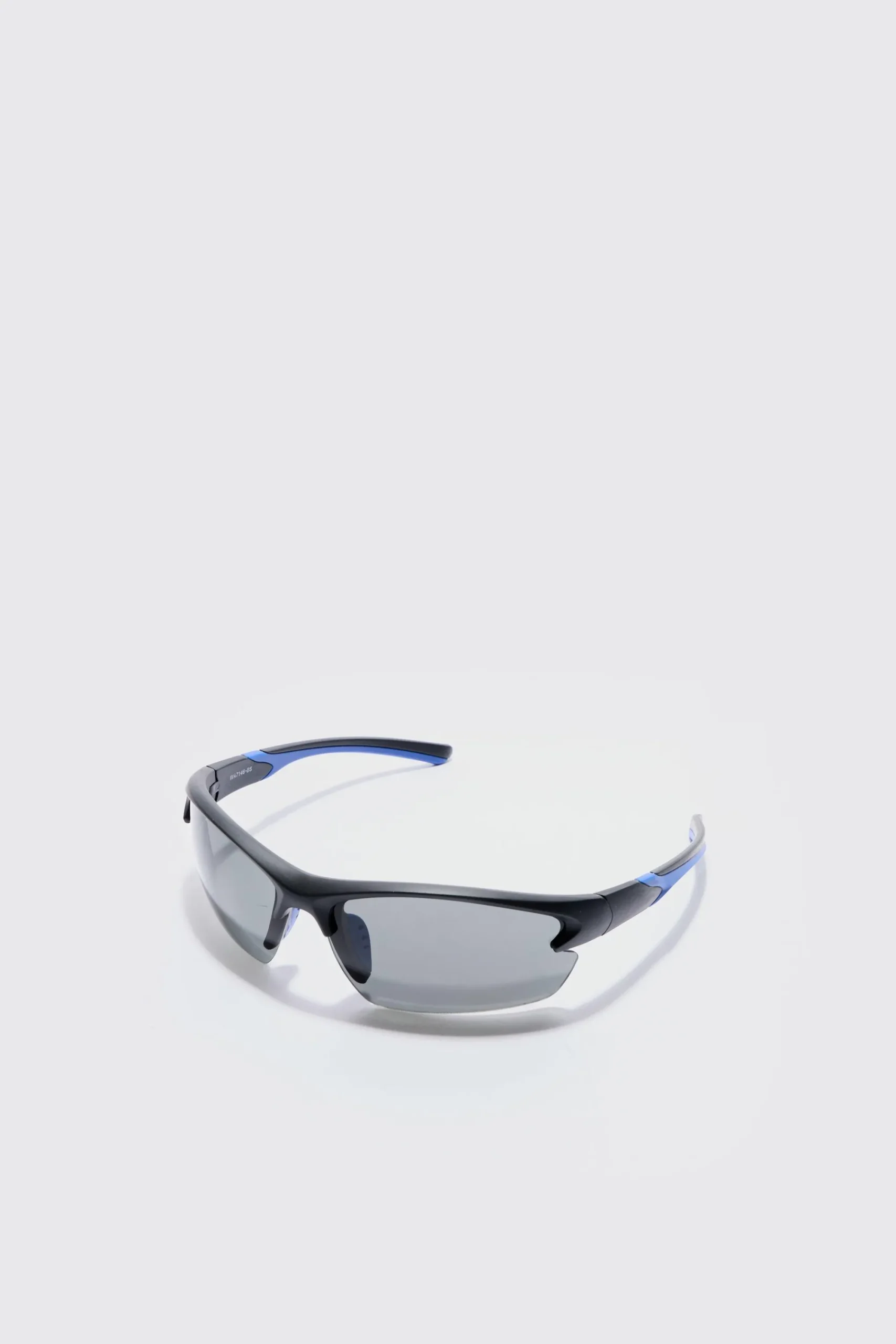 boohooMAN Rimless Racer Sunglasses In | UK| Sunglasses