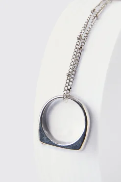 boohooMAN Ring Pendant Necklace | UK| Jewellery & Watches