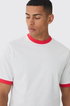 Ringer Neck Baby T-shirt | UK^boohooMAN Sale