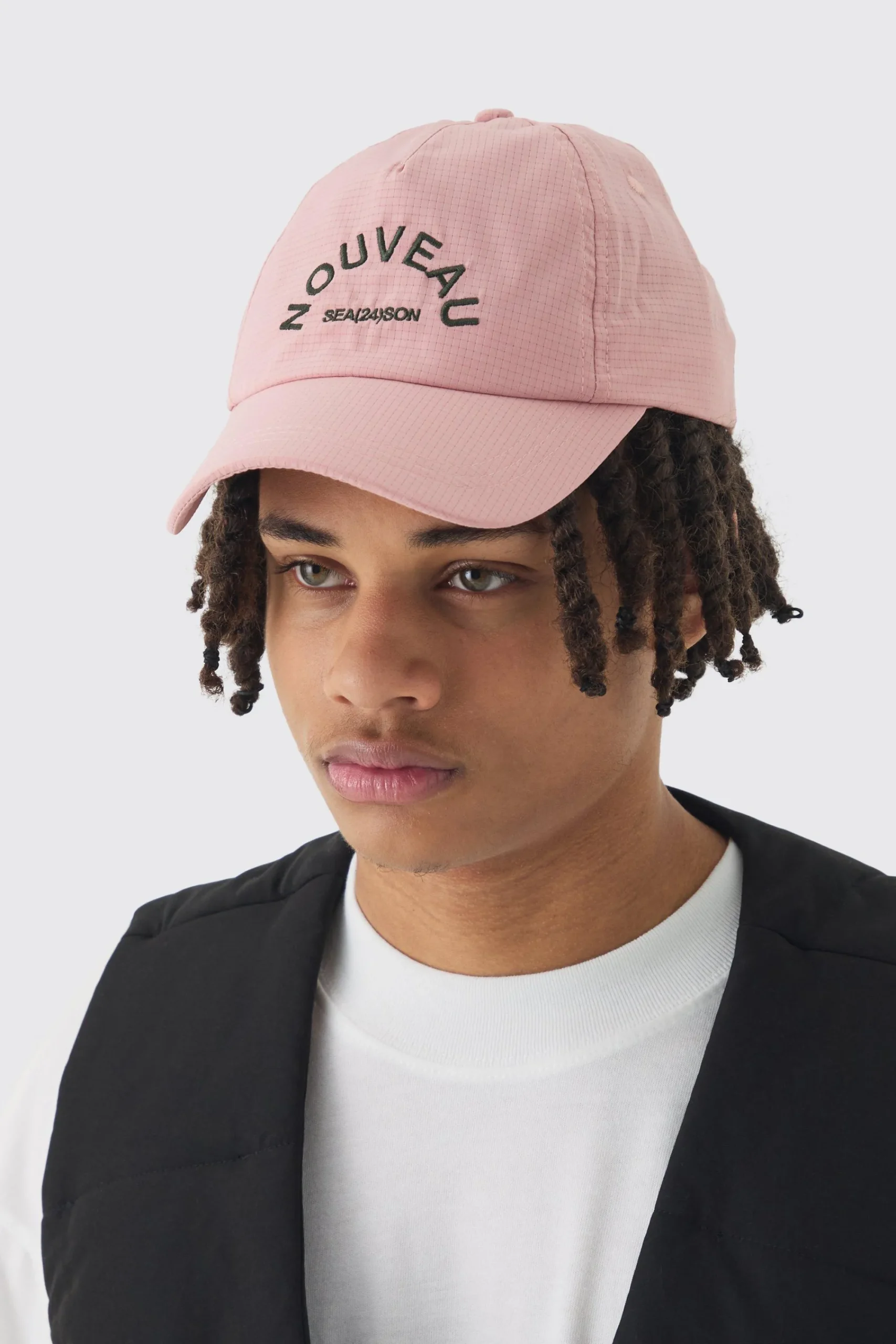 boohooMAN Ripstop Embroidered Graphic Cap In | UK| Hats & Caps