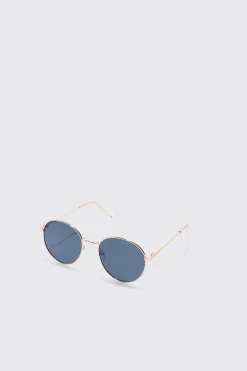 boohooMAN Round Metal Sunglasses | UK| Sunglasses