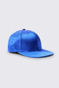 boohooMAN Satin Snapback In | UK| Hats & Caps