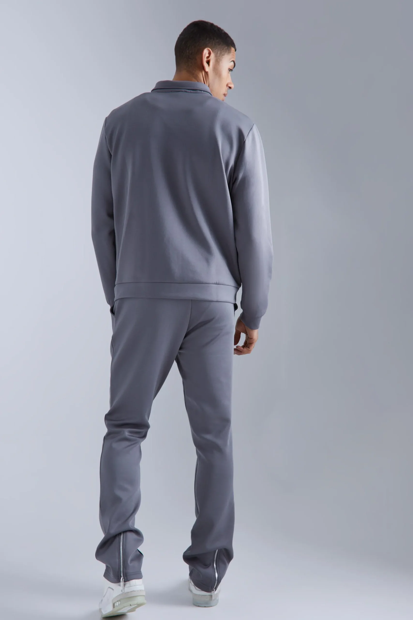 boohooMAN Scuba Harrington Jacket Set | UK| Tracksuits