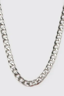 boohooMAN Short Length Plain Chain Necklace | UK| Jewellery & Watches