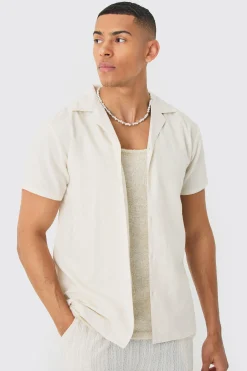 boohooMAN Short Sleeve Linen Shirt | UK| Shirts