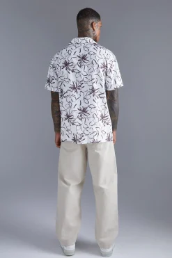 boohooMAN Short Sleeve Oversized Floral Viscose Shirt | UK| Shirts
