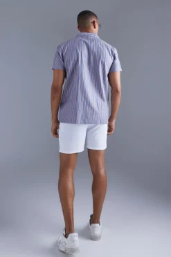 boohooMAN Short Sleeve Regular Bold Stripe Shirt | UK| Shirts
