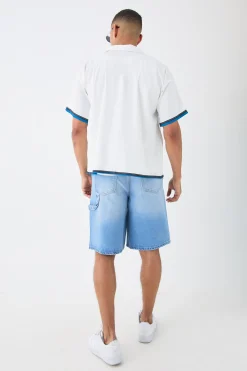 boohooMAN Short Sleeve Satin Boxy Floral Shirt | UK| Shirts